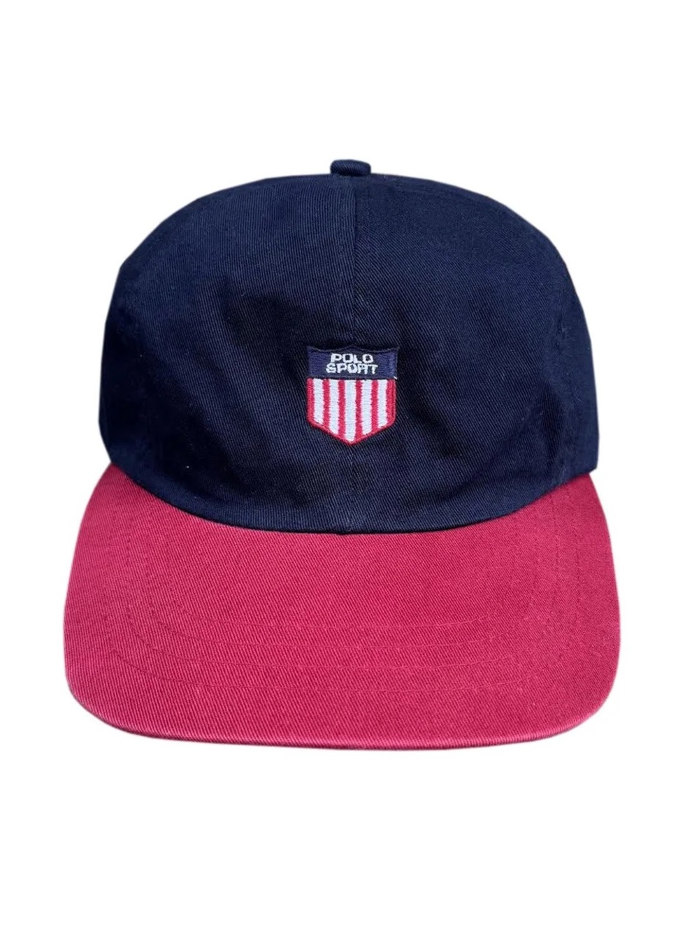 Vintage Polo Sport Ralph Lauren K Swiss Two Toned Hat